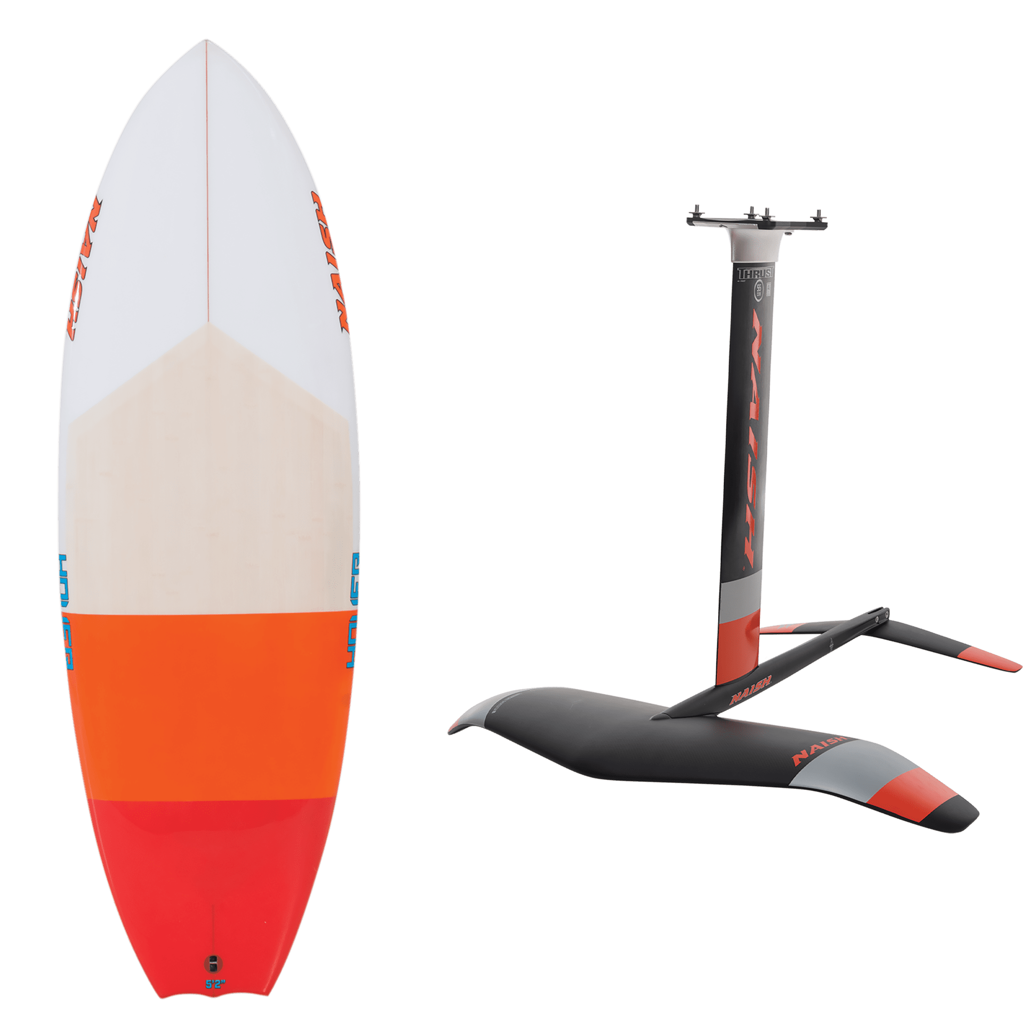 Naish Hover Surf and Thrust Foil Package