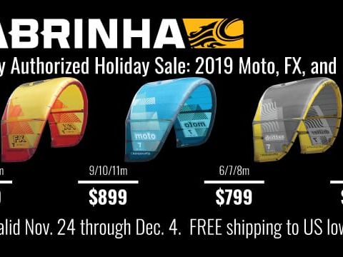 2019 Black Friday Cabrinha Holiday Sale (Drifter, FX and Moto)