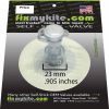 Fixmykite Replacement 9mm Stick-on Kite Inflate Valve, 1-way