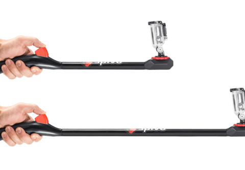 Spivo Rotating Selfie Stick (Pole) for Gopro and Smartphones