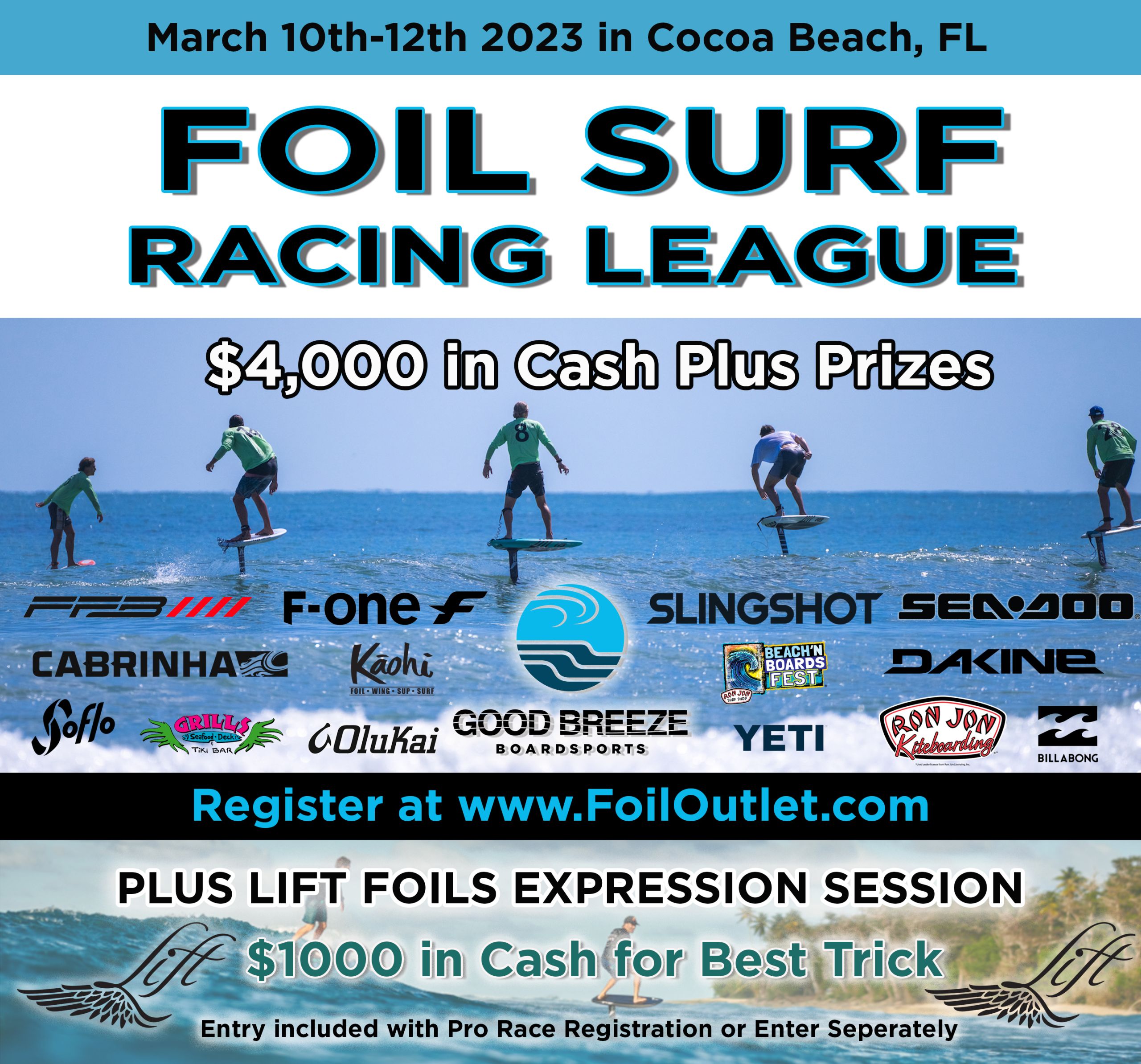 2023 Foil Surf Racing League and Lift Expression Session Registration
