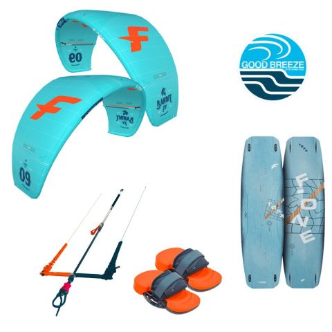 F-One Kite and Twin Tip Package Deal
