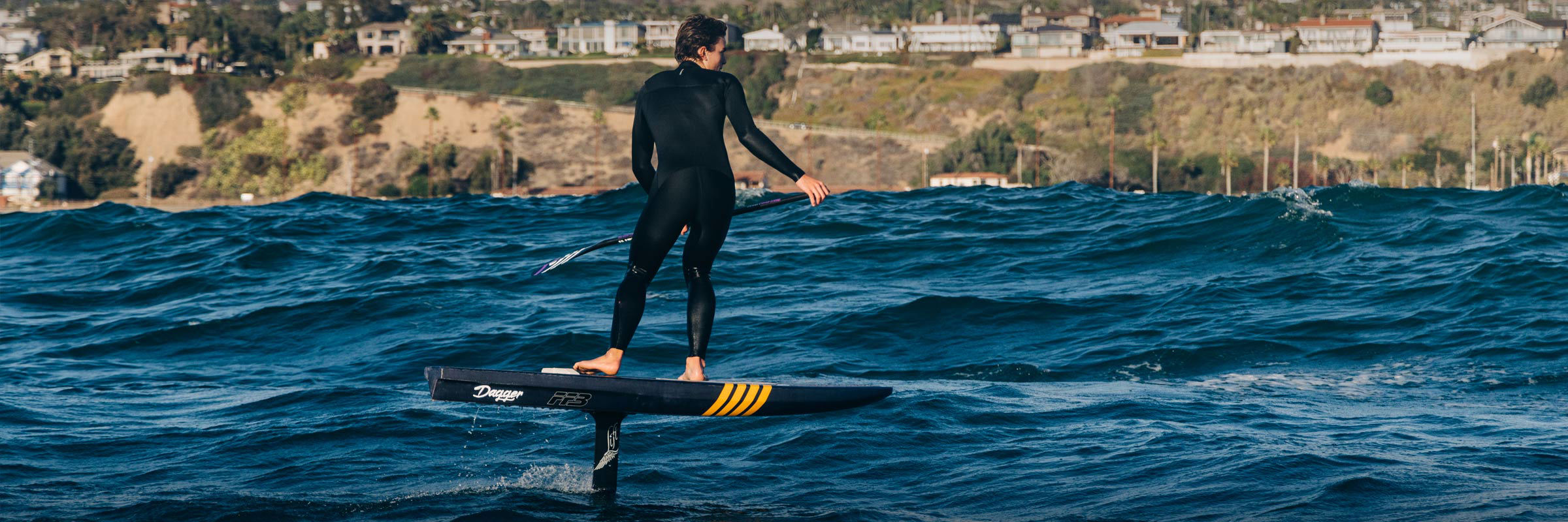 Downwind foil outlet