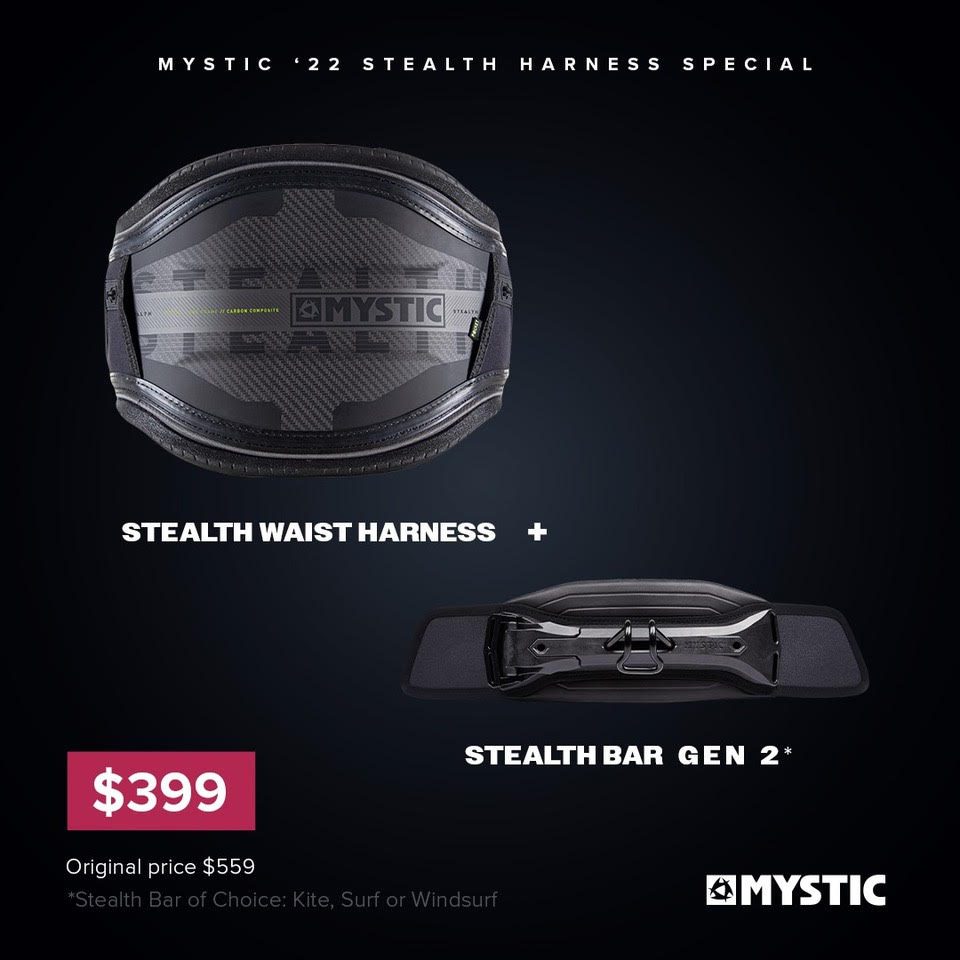 Mystic Stealth H2Out Carbon Hardshell Harness