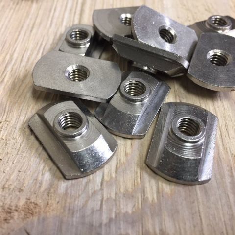 Foilmount M6 Stainless Replacement T-nuts