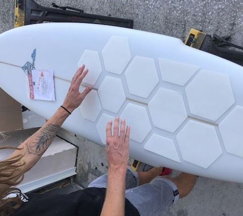 Surfco Wax Mat Honeycomb Traction