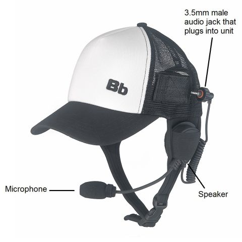 BB Talkin Waterproof Headset Baseball Cap