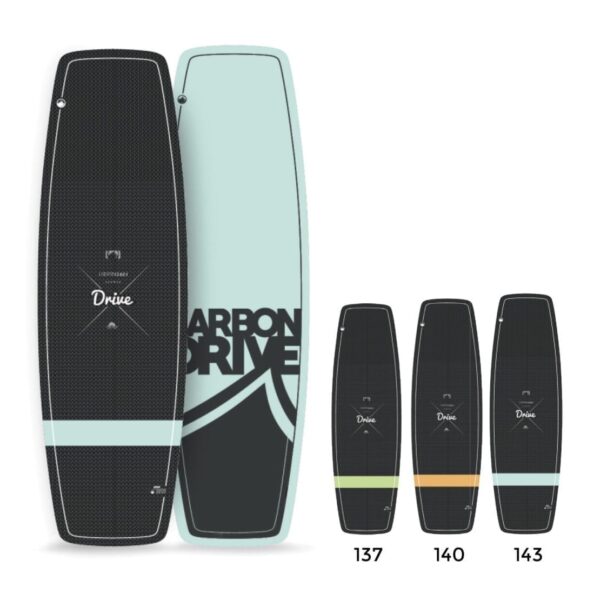2017 Liquid Force Drive Carbon 140 Kiteboard - Image 2