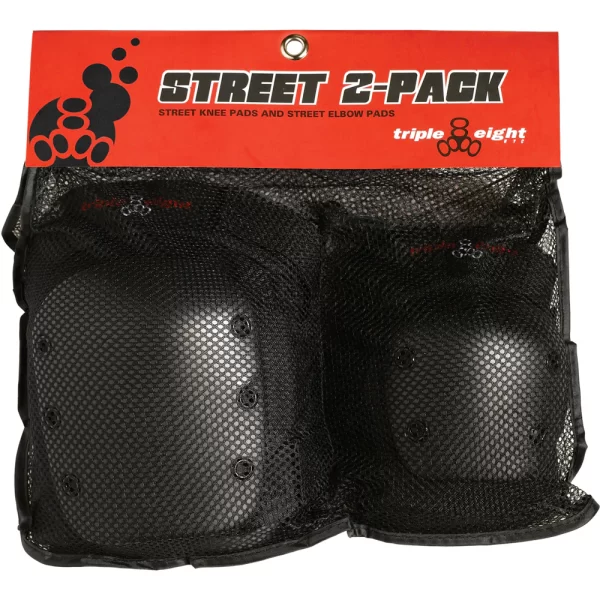 Triple 8 Street 2-Pack Knee and Elbow Pads